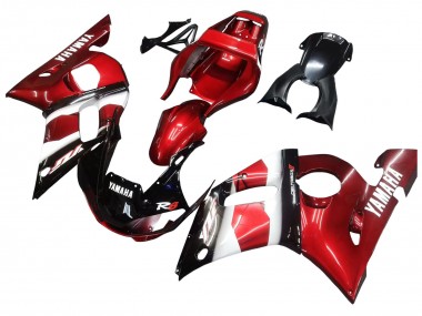 Buy 1998-2002 Red White Glossy Black Yamaha YZF 600 R6 Motorcycle Fairings UK