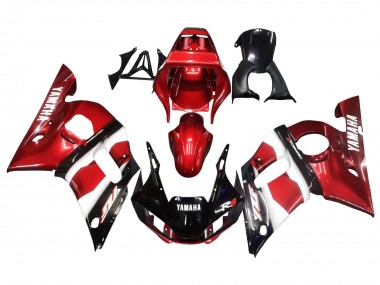 Buy 1998-2002 Red White Glossy Black Yamaha YZF 600 R6 Motorcycle Fairings UK
