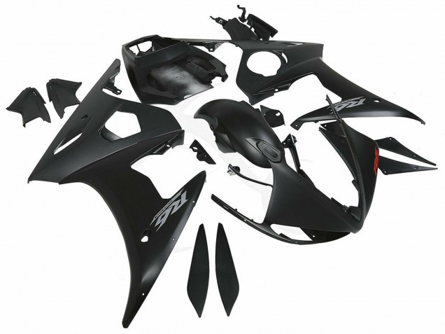 2006-2009 Matte Black Yamaha YZF R6S Motorcycle Fairings UK