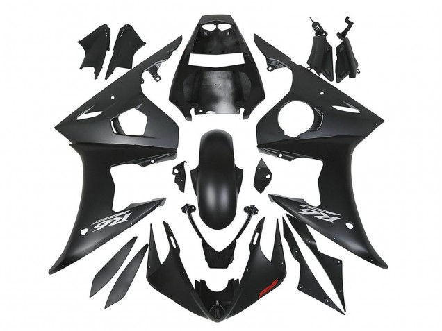 2006-2009 Matte Black Yamaha YZF R6S Motorcycle Fairings UK