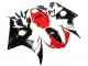 2003-2004 Red White Glossy Black Yamaha YZF R6 Motorcycle Fairings UK