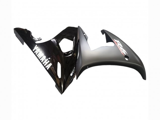 2003-2004 Glossy Black Matte Black White Decals Yamaha YZF R6 Motorcycle Fairings UK