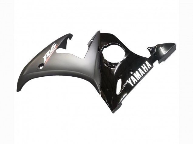 2003-2004 Glossy Black Matte Black White Decals Yamaha YZF R6 Motorcycle Fairings UK