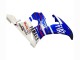 2006-2009 White Blue Fiat Motul Kastinee Yamaha YZF R6S Motorcycle Fairings UK