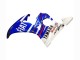 2006-2009 White Blue Fiat Motul Kastinee Yamaha YZF R6S Motorcycle Fairings UK