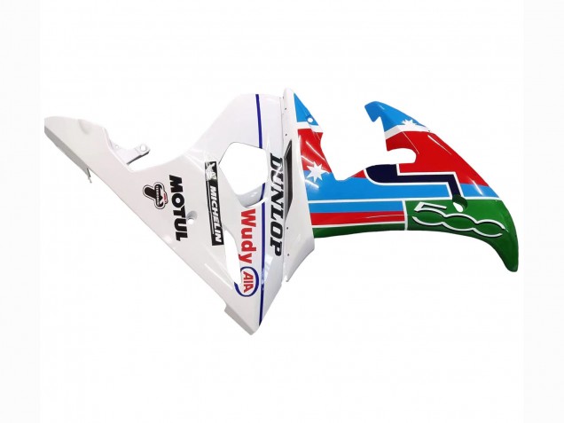 2006-2009 White Blue Green Red Kastinee Dunlop Motul Yamaha YZF R6S Motorcycle Fairings UK
