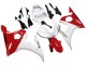 2003-2004 White Red Yamaha YZF R6 Motorcycle Fairings UK
