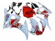 2006-2009 White Red Lucky Strike Motul Yamaha YZF R6S Motorcycle Fairings UK