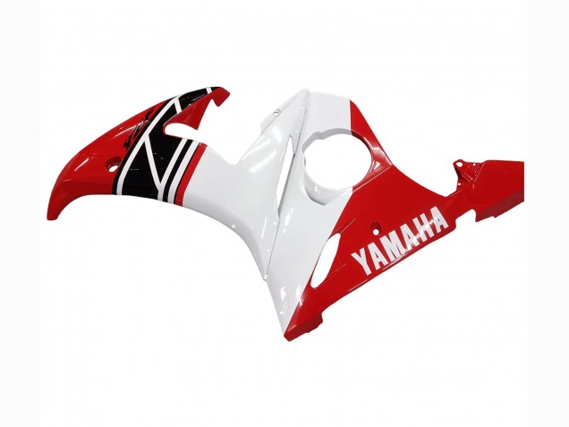 2003-2004 White Red Glossy Black Yamaha YZF R6 Motorcycle Fairing UK