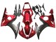 2006-2009 Red Matte Black Yamaha YZF R6S Motorcycle Fairing Kits UK