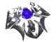 2003-2004 Blue Matte Black Yamaha YZF R6 Motorcycle Fairings UK