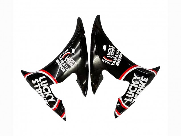 2003-2004 Glossy Black Red White Lucky Strike Motul Yamaha YZF R6 Motorcycle Fairings UK