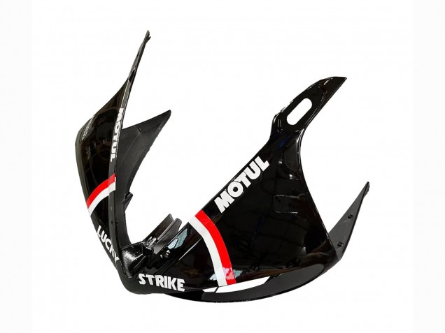 2006-2009 Glossy Black Red White Lucky Strike Motul Yamaha YZF R6S Motorcycle Fairings UK