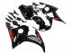 2006-2009 Glossy Black Red Yamaha YZF R6S Motorcycle Fairings UK