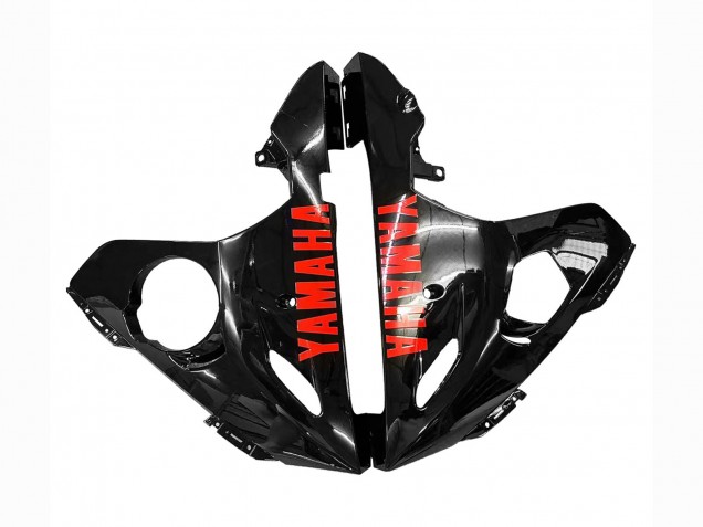 2006-2009 Glossy Black Red Yamaha YZF R6S Motorcycle Fairings UK