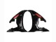 2006-2009 Glossy Black Red Yamaha YZF R6S Motorcycle Fairings UK