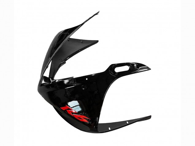 2006-2009 Glossy Black Red Yamaha YZF R6S Motorcycle Fairings UK