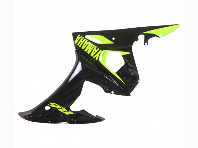 2003-2004 Glossy Black Neon Yellow Yamaha YZF R6 Motorcycle Fairings UK
