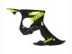 2003-2004 Glossy Black Neon Yellow Yamaha YZF R6 Motorcycle Fairings UK