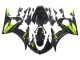 2003-2004 Glossy Black Neon Yellow Yamaha YZF R6 Motorcycle Fairings UK