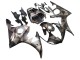 2003-2004 Grey Matte Black Geometric Yamaha YZF R6 Motorcycle Fairings UK