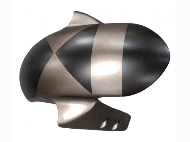 2006-2009 Grey Matte Black Geometric Yamaha YZF R6S Motorcycle Fairings UK