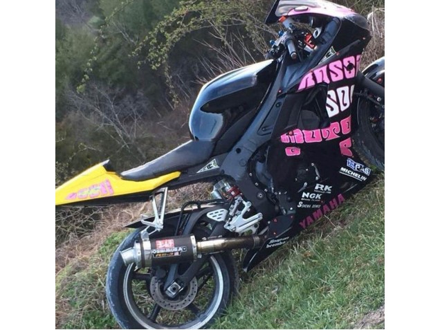 2006-2009 Yellow Pink Glossy Black Rossi Repsol 46 Yamaha YZF R6S Motorcycle Fairings UK