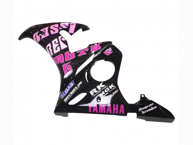 2006-2009 Yellow Pink Glossy Black Rossi Repsol 46 Yamaha YZF R6S Motorcycle Fairings UK