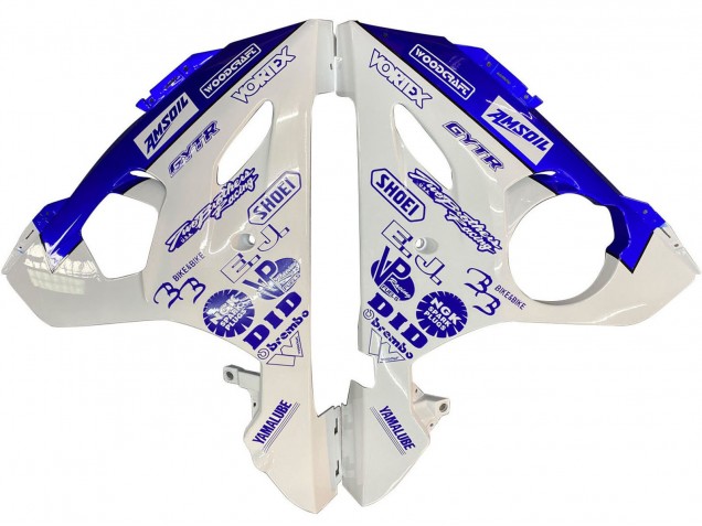 2003-2004 White Blue GYTR Yamaha YZF R6 Motorcycle Fairings UK