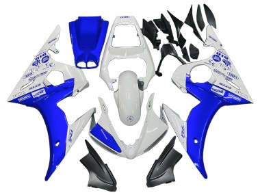 Buy 2003-2004 White Blue GYTR Yamaha YZF R6 Motorcycle Fairings UK