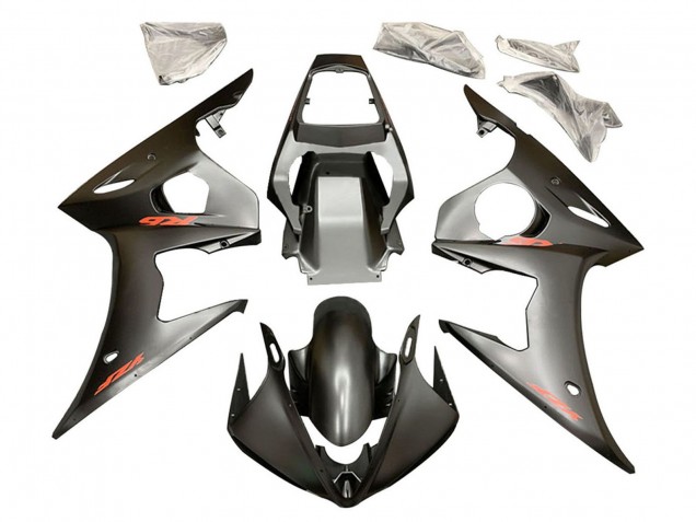 2006-2009 Matte Black Red Decals Yamaha YZF R6S Motorcycle Fairings UK