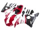 2006-2009 Red White Matte Black Yamaha YZF R6S Motorcycle Fairings UK