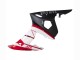 2006-2009 Red White Matte Black Yamaha YZF R6S Motorcycle Fairings UK