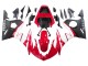 2006-2009 Red White Matte Black Yamaha YZF R6S Motorcycle Fairings UK