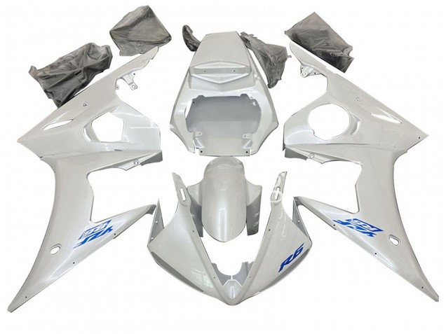 2006-2009 White Yamaha YZF R6S Motorcycle Fairing UK
