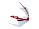 2006-2009 White Red Glossy Black Yamaha YZF R6S Motorcycle Fairings UK