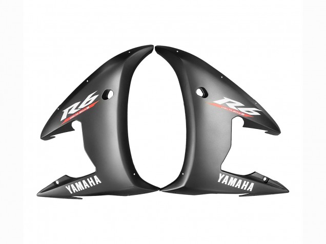 2006-2009 Black Red Yamaha YZF R6S Motorcycle Fairings UK