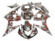 2003-2004 Black Red Grey Camouflage Yamaha YZF R6 Motorcycle Fairings UK
