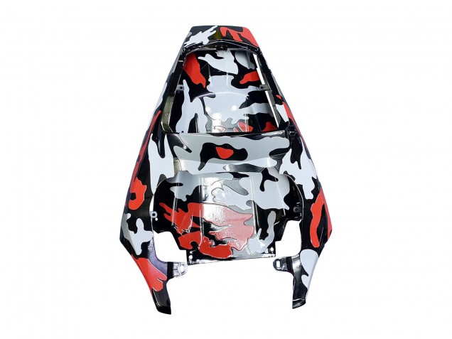 2006-2009 Black Red Grey Camouflage Yamaha YZF R6S Motorcycle Fairings UK