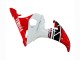 2006-2009 Red White Black Yamaha YZF R6S Motorcycle Fairings UK