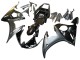 2006-2009 Glossy Black Matte Black Gold Chameleon Yamaha YZF R6S Motorcycle Fairings UK