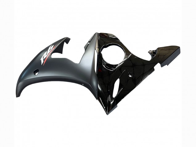 2006-2009 Glossy Black Matte Black Gold Chameleon Yamaha YZF R6S Motorcycle Fairings UK