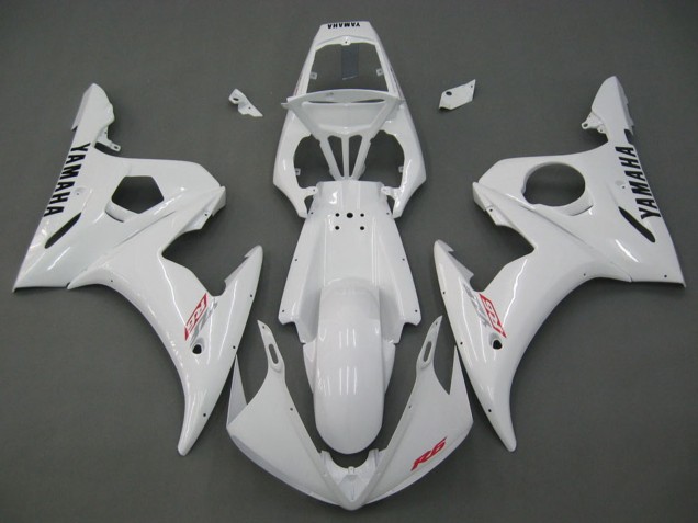 2006-2009 White Yamaha YZF R6S Motorcycle Fairings UK