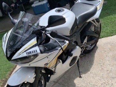 Buy 2003-2004 White Gold Yamaha YZF R6 Motorcycle Fairings UK