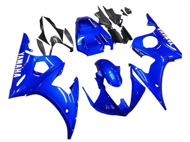2005 Blue Yamaha YZF 600 R6 Motorcycle Fairings UK