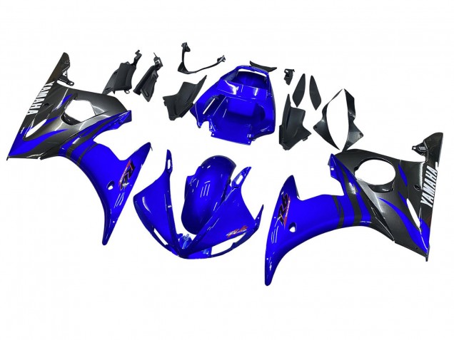 2005 Glossy Blue Black Yamaha YZF 600 R6 Motorcycle Fairings UK