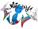 2005 Light Blue White Green Red Kastinee Dunlop Motul Yamaha YZF 600 R6 Motorcycle Fairings UK