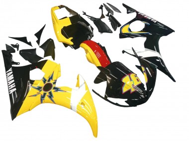 Buy 2005 Black Yellow Red 46 Yamaha YZF 600 R6 Motorcycle Fairings UK