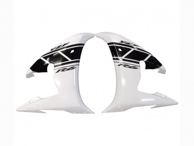 2005 White Black Yamaha YZF 600 R6 Motorcycle Fairings UK