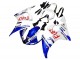 2005 White Blue Dunlop Fiat Motul Yamaha YZF 600 R6 Motorcycle Fairings UK